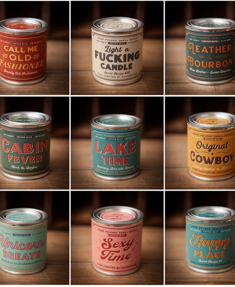 Sugarhouse Leather Candles